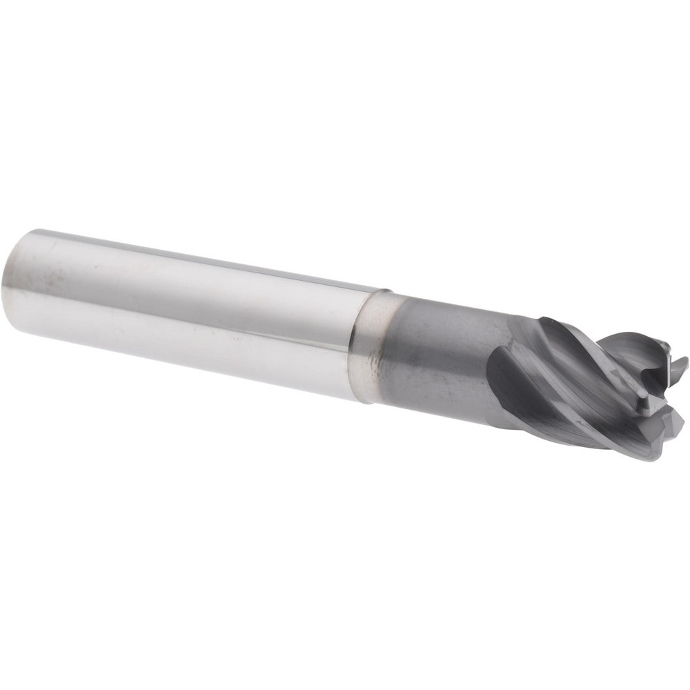 Accupro 6503060 Corner Radius End Mill: 5/8" Dia, 3/4" LOC, 0.06" Radius, 5 Flutes, Solid Carbide 