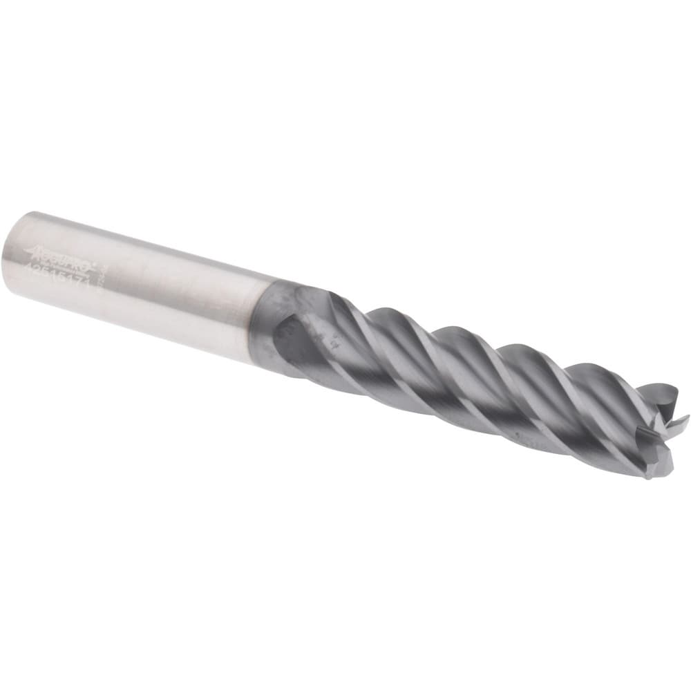 Accupro 6503069 Corner Radius End Mill: 1/2" Dia, 2" LOC, 0.03" Radius, 5 Flutes, Solid Carbide 