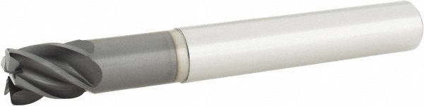 95169719 Corner Radius End Mill: 1/2" Dia, 5/8" LOC, 38 deg Helix, Corner Radius End, Centercutting Series HS  
