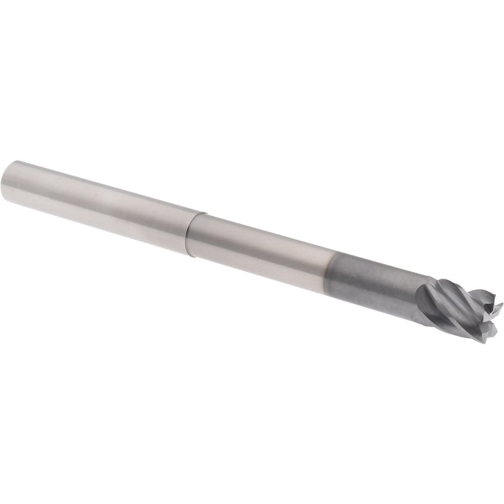 Accupro 6503096 Corner Radius End Mill: 1/2" Dia, 5/8" LOC, 0.02" Radius, 5 Flutes, Solid Carbide 