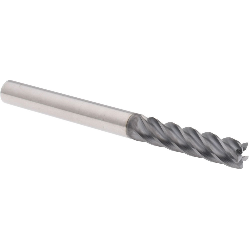 Accupro 6503102 Corner Radius End Mill: 3/8" Dia, 1-1/2" LOC, 0.03" Radius, 5 Flutes, Solid Carbide Image