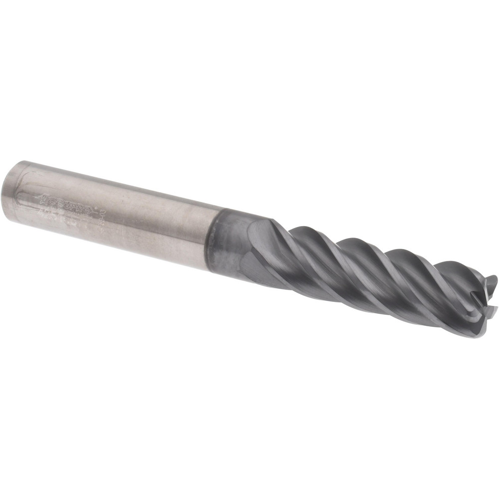 Accupro 6503105 Corner Radius End Mill: 3/8" Dia, 1-1/4" LOC, 0.06" Radius, 5 Flutes, Solid Carbide Image