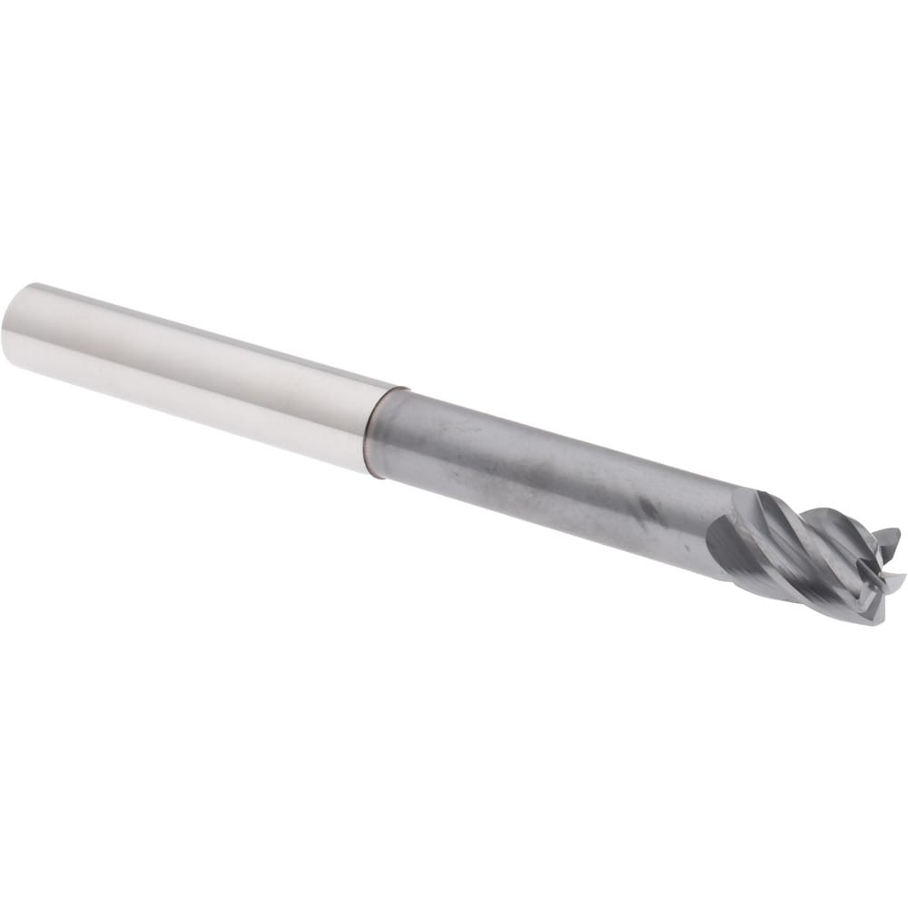 Accupro 6503124 Corner Radius End Mill: 3/8" Dia, 1/2" LOC, 0.03" Radius, 5 Flutes, Solid Carbide Image