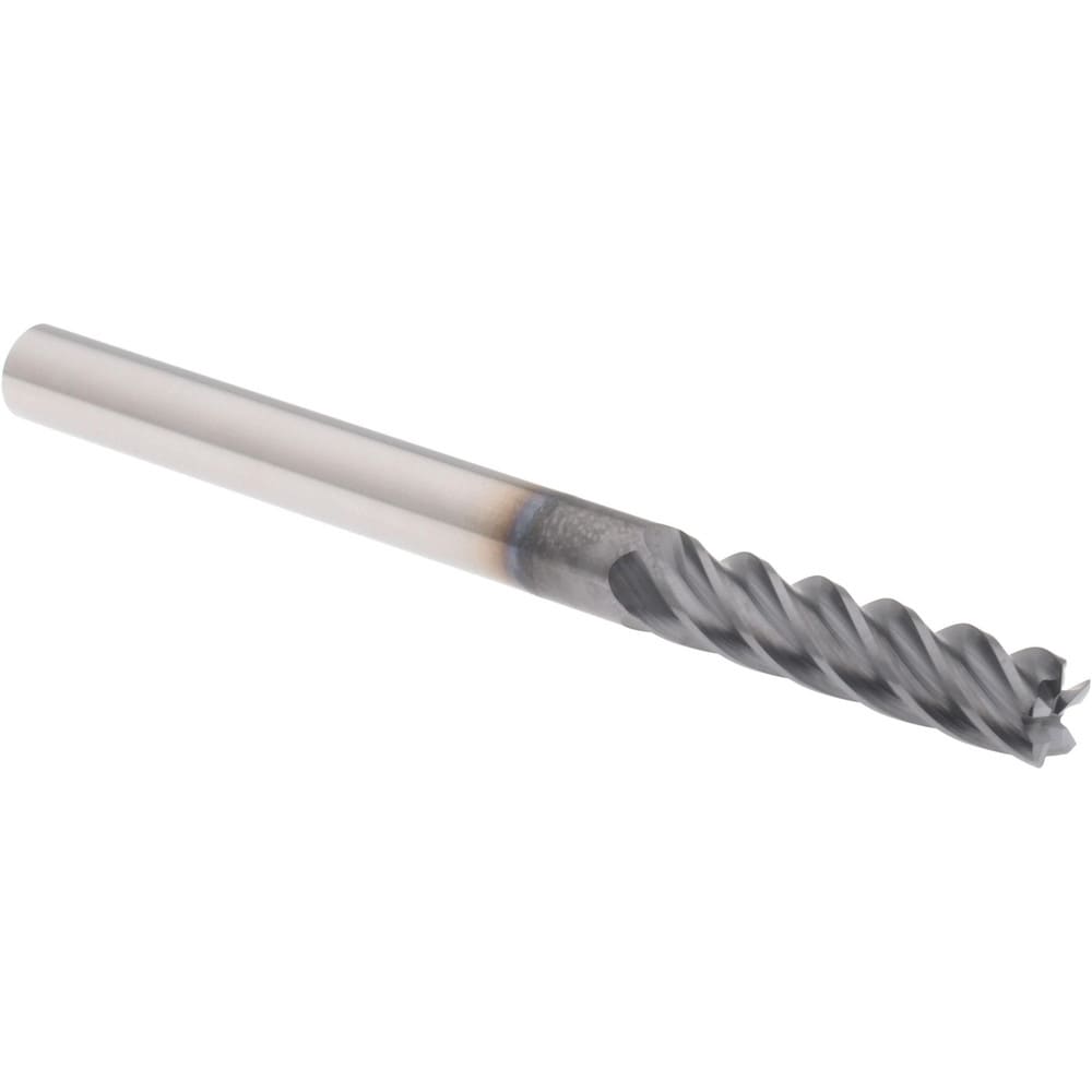 Accupro 6503142 Corner Radius End Mill: 1/4" Dia, 1" LOC, 0.01" Radius, 5 Flutes, Solid Carbide Image