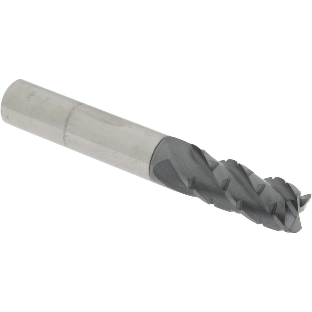 Accupro 6503188 Corner Radius End Mill: 7/16" Dia, 1-1/8" LOC, 0.02" Radius, 4 Flutes, Solid Carbide Image