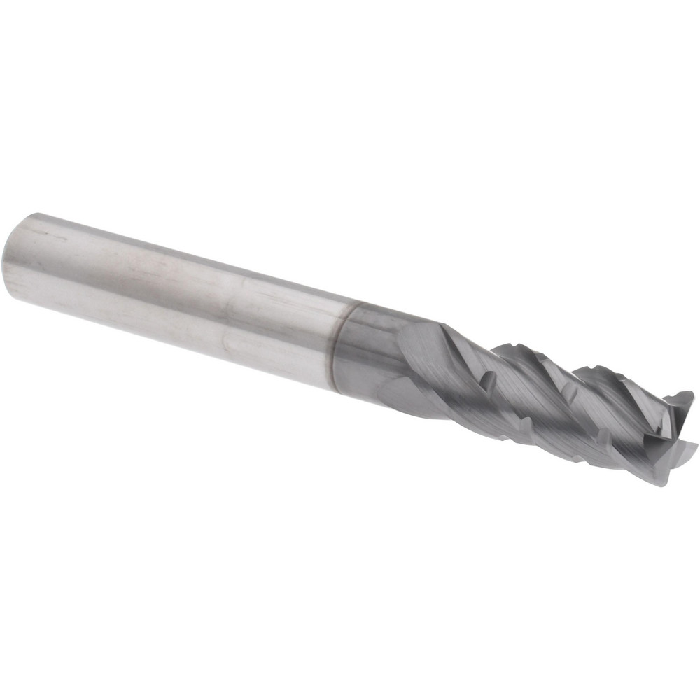 Accupro 6503196 Corner Radius End Mill: 5/16" Dia, 13/16" LOC, 0.02" Radius, 4 Flutes, Solid Carbide Image