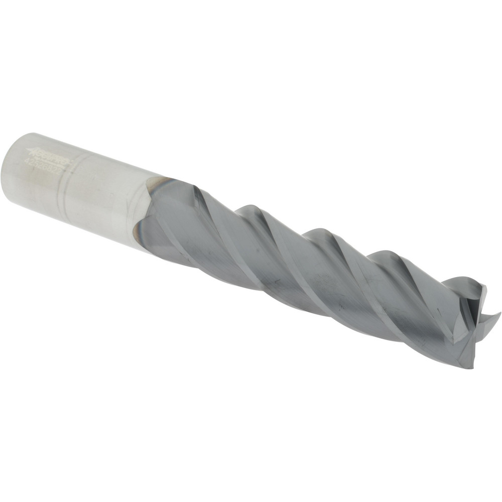 Accupro 6503208 Square End Mill: 1 Dia, 4-1/4 LOC, 1 Shank Dia, 7 OAL, 4 Flutes, Solid Carbide Image