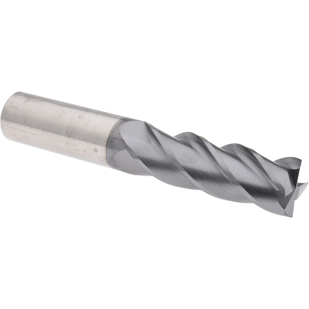 Accupro 6503209 Square End Mill: 1 Dia, 3 LOC, 1 Shank Dia, 6 OAL, 4 Flutes, Solid Carbide Image