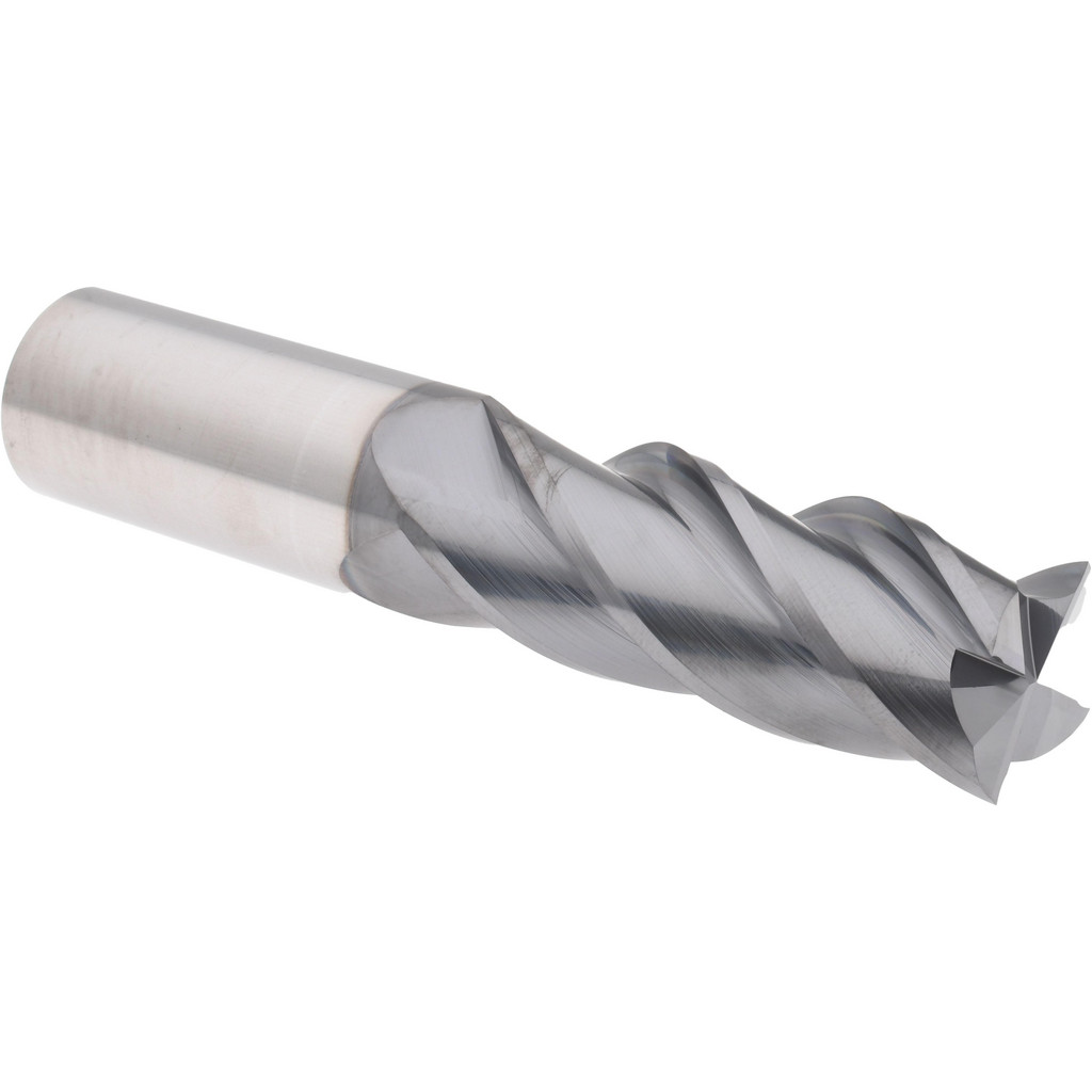 Accupro 6503210 Square End Mill: 1 Dia, 2-5/8 LOC, 1 Shank Dia, 5 OAL, 4 Flutes, Solid Carbide Image
