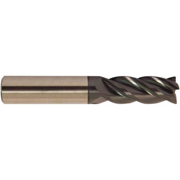Accupro 3/16" Diam 4 Flute Solid Carbide Ball End Mill 3/8" LOC 
