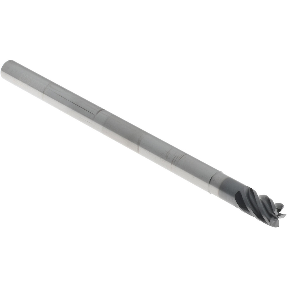 Accupro 6503229 Square End Mill: 1/4 Dia, 3/8 LOC, 1/4 Shank Dia, 4 OAL, 5 Flutes, Solid Carbide Image