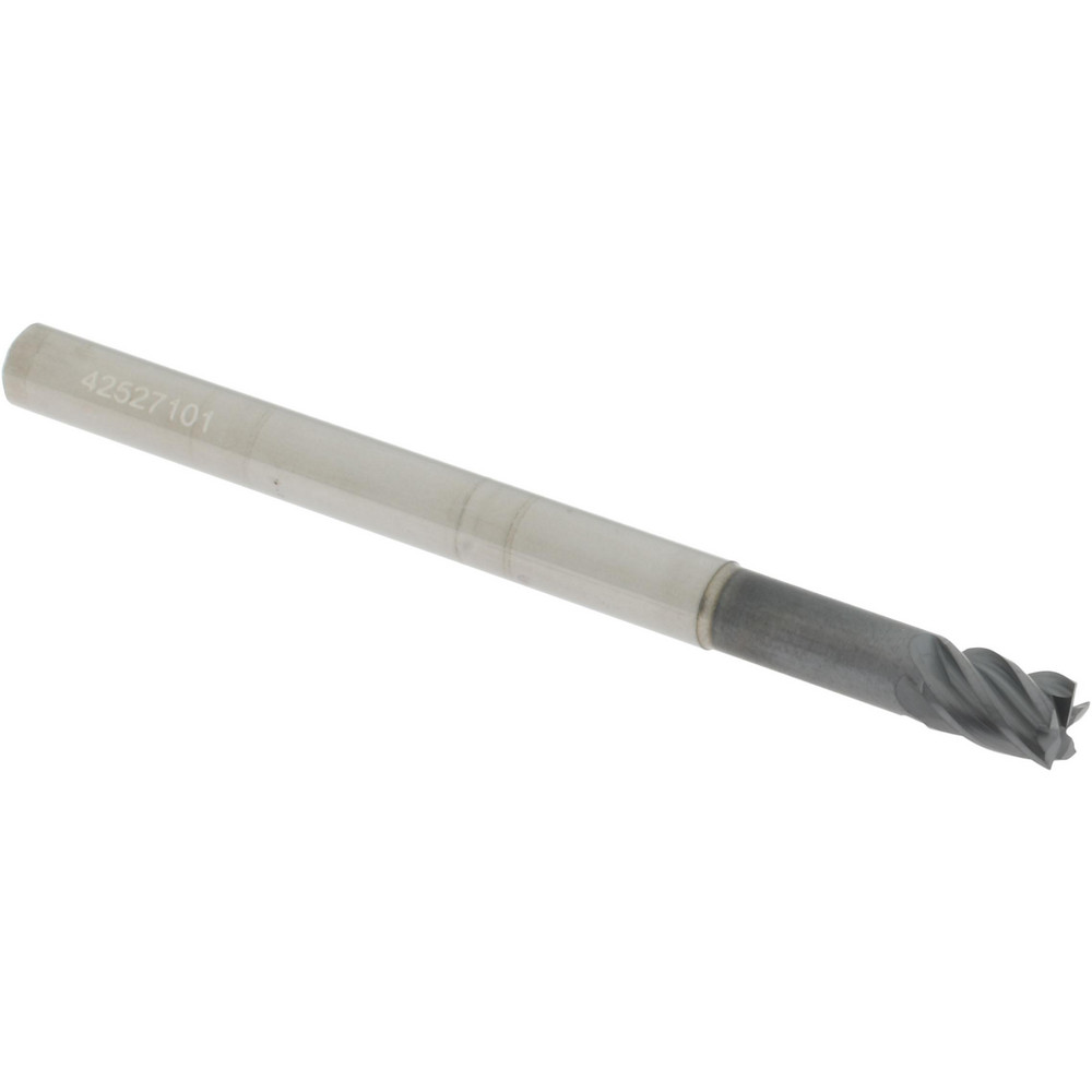 Accupro 6503231 Square End Mill: 3/16 Dia, 1/4 LOC, 3/16 Shank Dia, 2-1/2 OAL, 5 Flutes, Solid Carbide Image