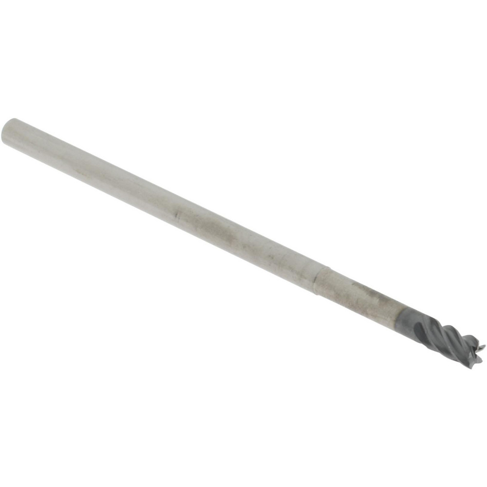 Accupro 6503233 Square End Mill: 1/8 Dia, 3/16 LOC, 1/8 Shank Dia, 2-1/2 OAL, 5 Flutes, Solid Carbide Image