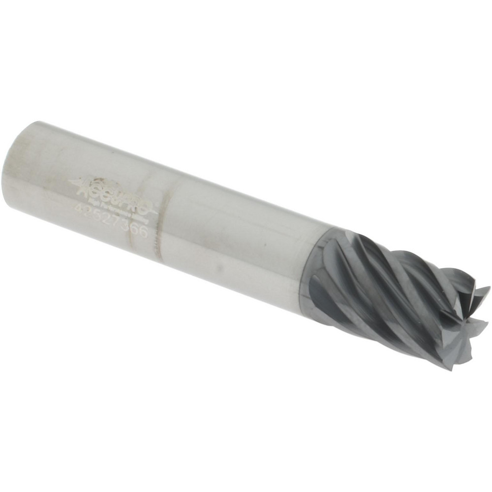 Accupro 6503253 Square End Mill: 3/8 Dia, 1/2 LOC, 3/8 Shank Dia, 2 OAL, 7 Flutes, Solid Carbide Image