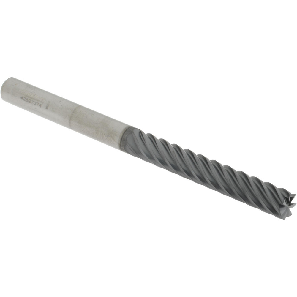 Accupro 6503254 Square End Mill: 5/16 Dia, 2 LOC, 5/16 Shank Dia, 4 OAL, 7 Flutes, Solid Carbide Image