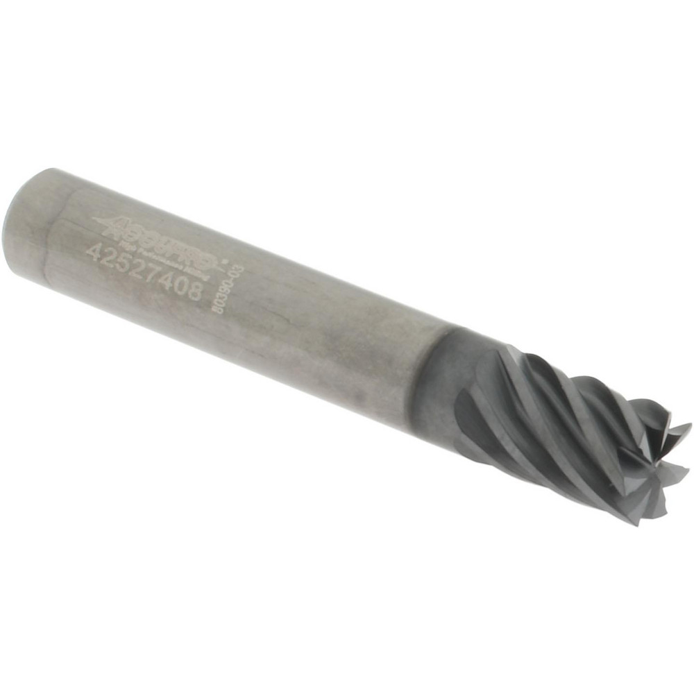 Accupro 6503257 Square End Mill: 5/16 Dia, 7/16 LOC, 5/16 Shank Dia, 2 OAL, 7 Flutes, Solid Carbide Image
