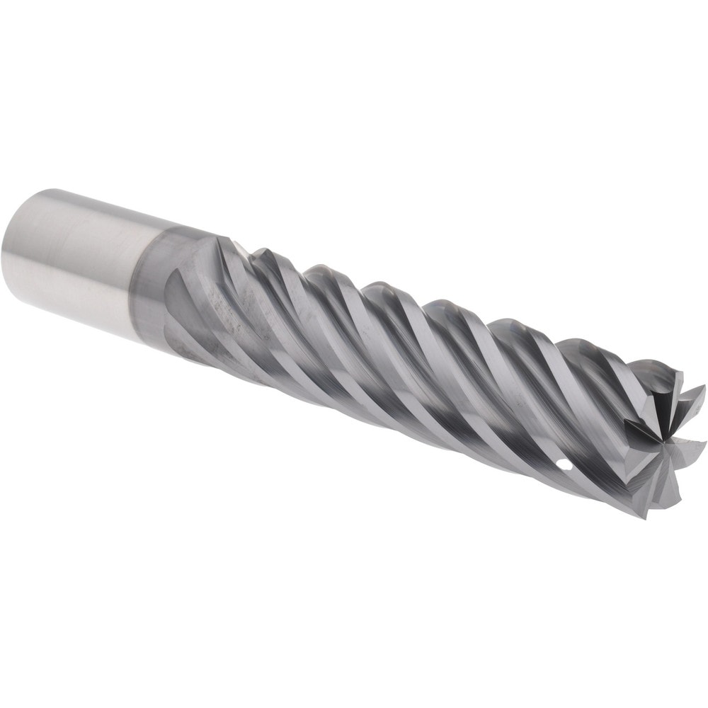 Accupro 6503261 Square End Mill: 1-1/4 Dia, 5 LOC, 1-1/4 Shank Dia, 7-1/2 OAL, 7 Flutes, Solid Carbide Image