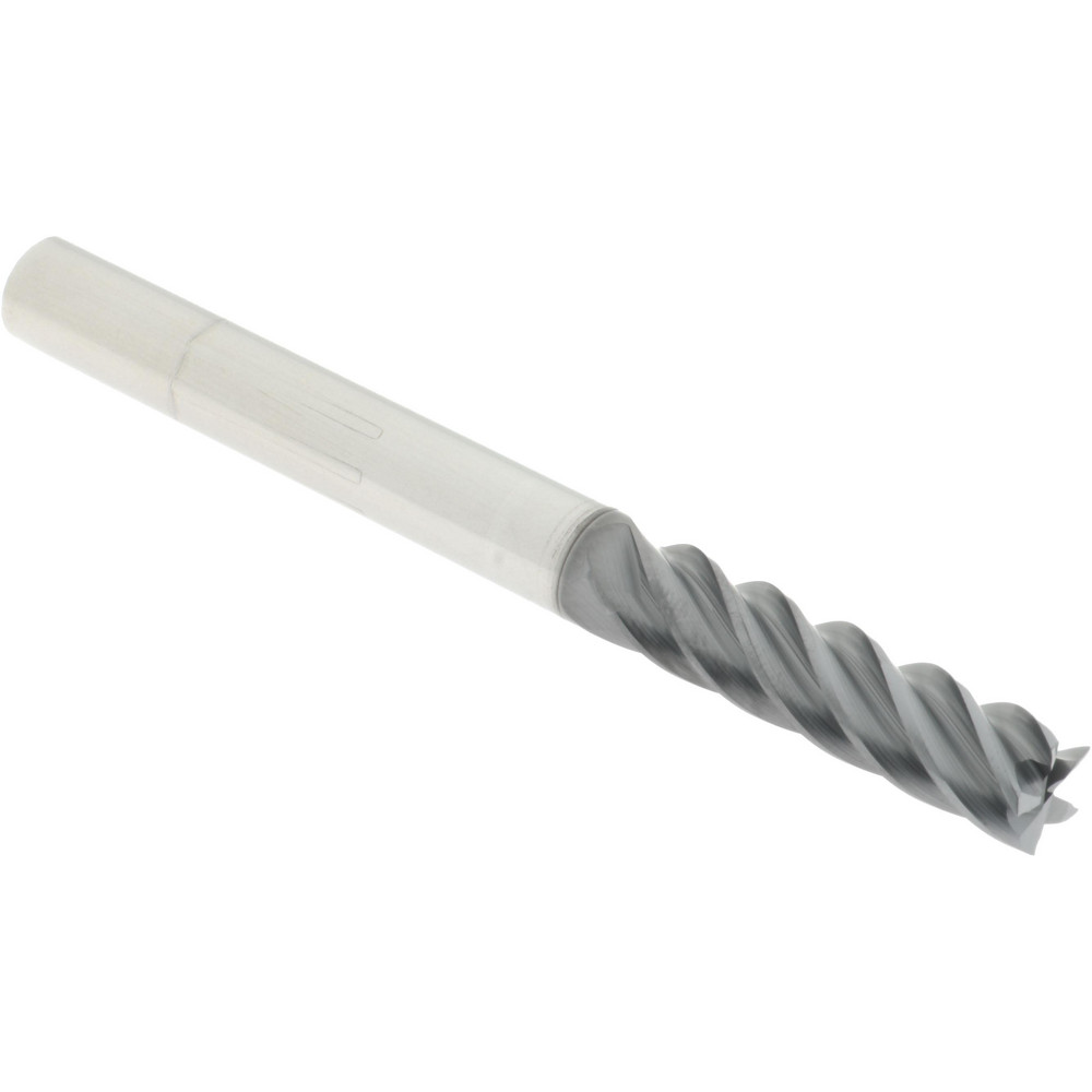 Accupro 6503297 Square End Mill: 3/8 Dia, 1-1/2 LOC, 3/8 Shank Dia, 3 OAL, 5 Flutes, Solid Carbide Image