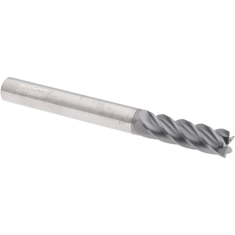 Accupro 6503338 Square End Mill: 5/16 Dia, 1 LOC, 5/16 Shank Dia, 3 OAL, 5 Flutes, Solid Carbide Image