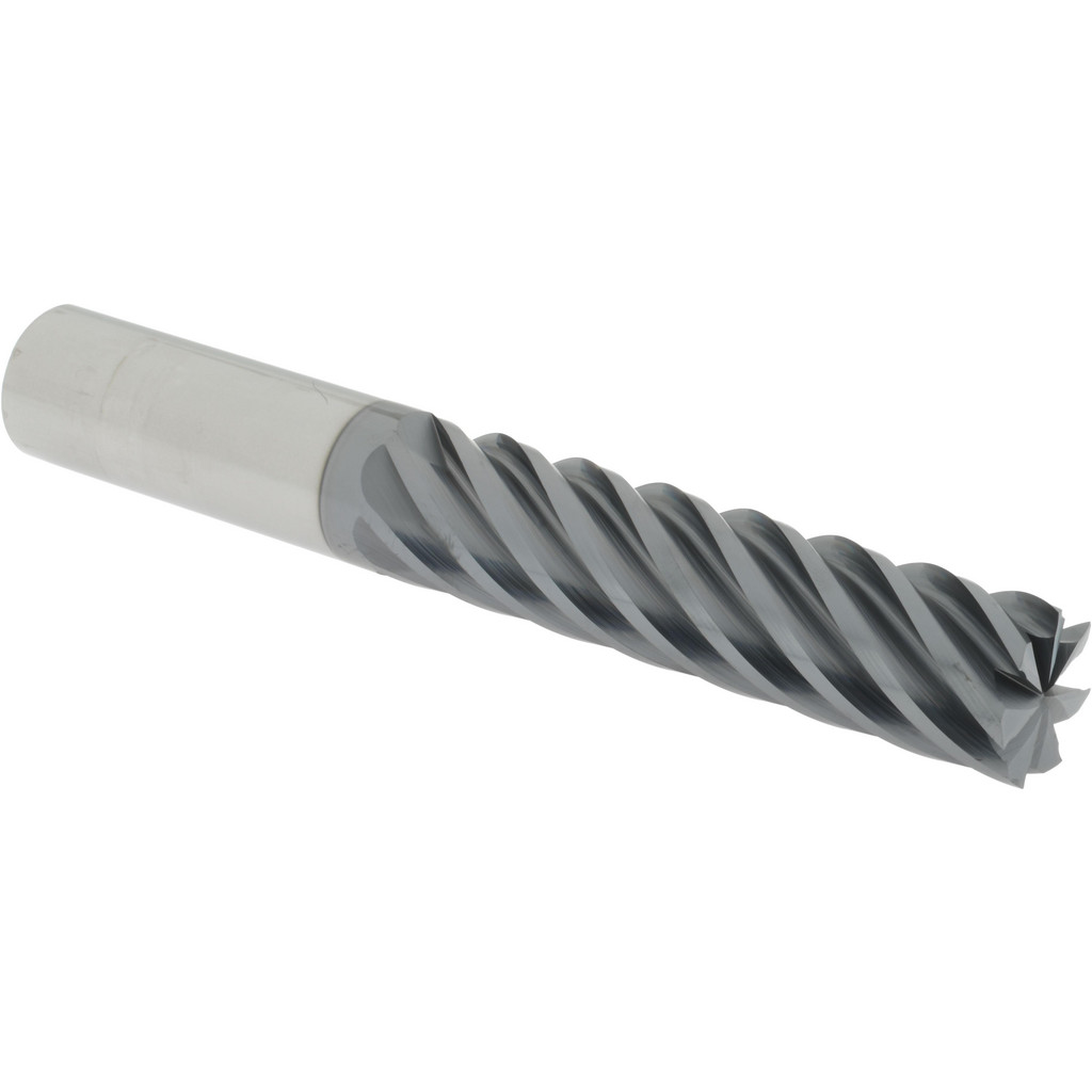 Accupro 6503344 Square End Mill: 1 Dia, 4-1/8 LOC, 1 Shank Dia, 7 OAL, 7 Flutes, Solid Carbide Image