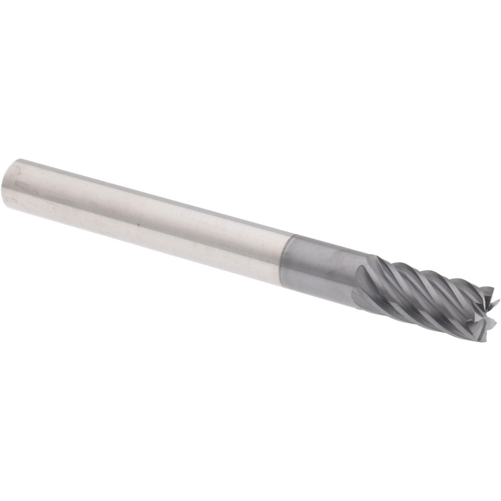 Accupro 6503346 Square End Mill: 1/4 Dia, 1/2 LOC, 1/4 Shank Dia, 2-1/2 OAL, 7 Flutes, Solid Carbide Image