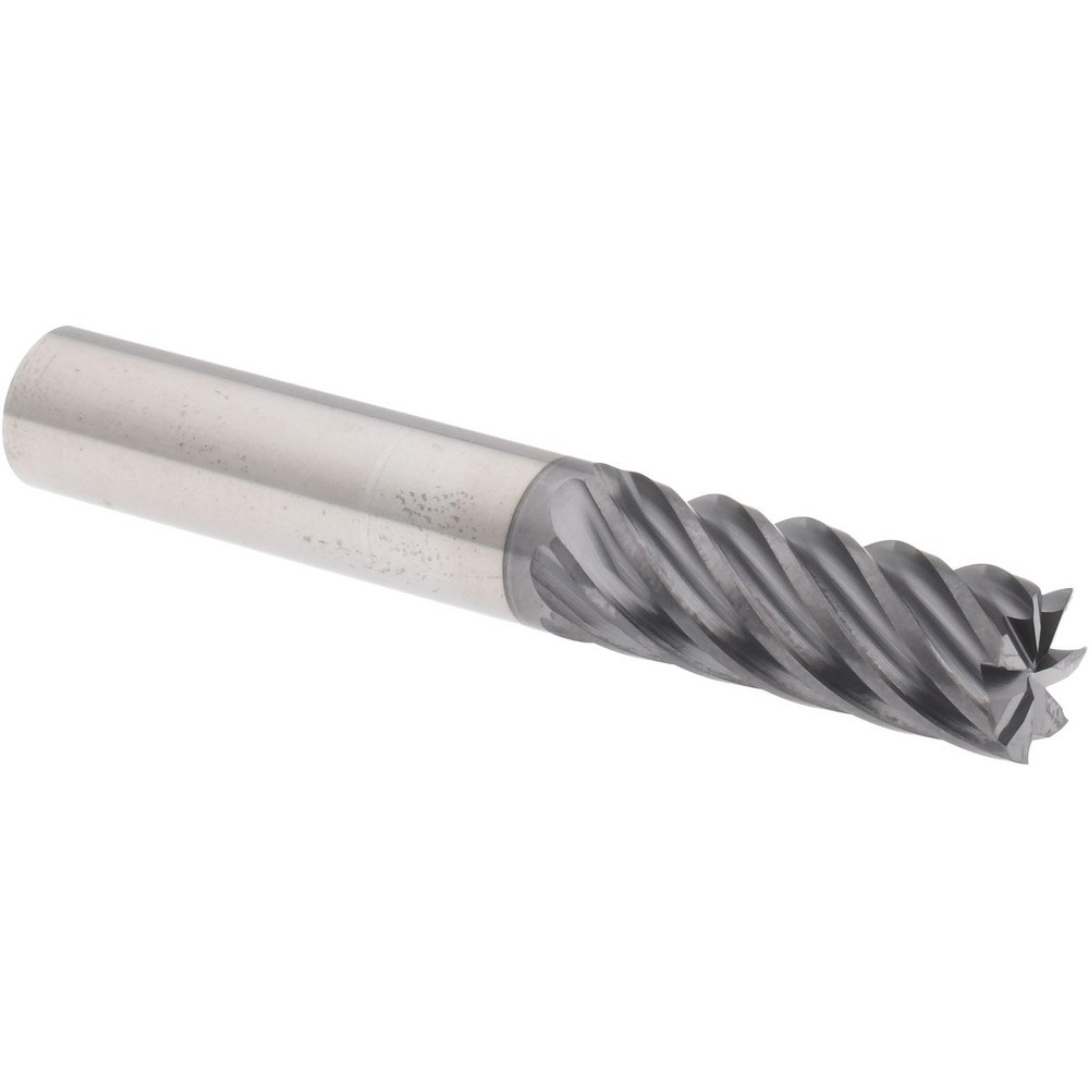 Accupro 6503348 Square End Mill: 3/8 Dia, 1 LOC, 3/8 Shank Dia, 2-1/2 OAL, 7 Flutes, Solid Carbide Image