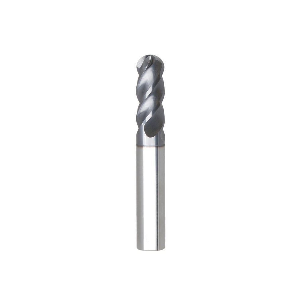 Niagara Cutter 3083825 Ball End Mill: 0.1875" Dia, 0.375" LOC, 4 Flute, Solid Carbide Image