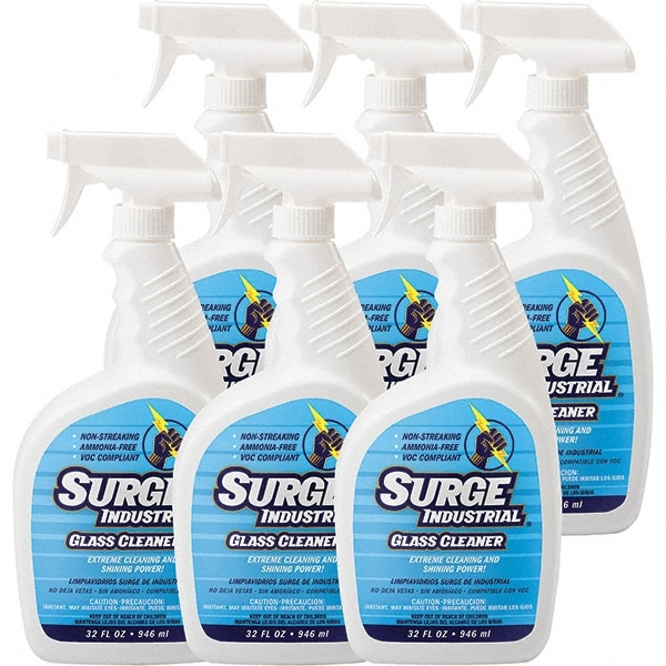 Case of (6) 32-oz Spray Bottles Light Citrus Glass Cleaner