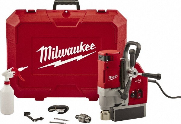 Corded Electromagnetic Drill: 1-5/8" Chuck, 5-1/8" Travel, 470 to 730 RPM