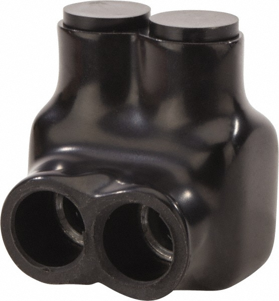 14 to 1/0 AWG, Class B & C Wire Compatible, Aluminum, Hex Split Bolt Connector - 1.62" OAL, 1.62" Base Width