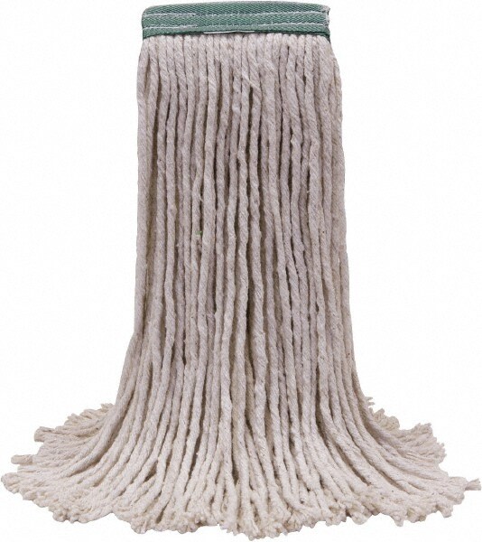 Wet Mop Cut: Side Loading, Large, White Mop, Cotton