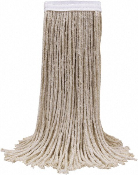 Wet Mop Cut: Side Loading, Medium, White Mop, Cotton