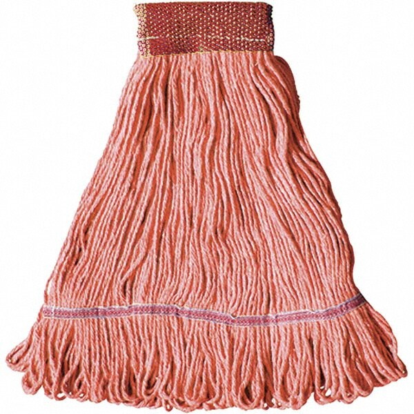 Wet Mop Loop: Medium, Orange Mop, Rayon & Synthetic