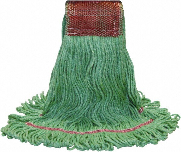 Wet Mop Loop: Medium, Green Mop, Rayon & Synthetic