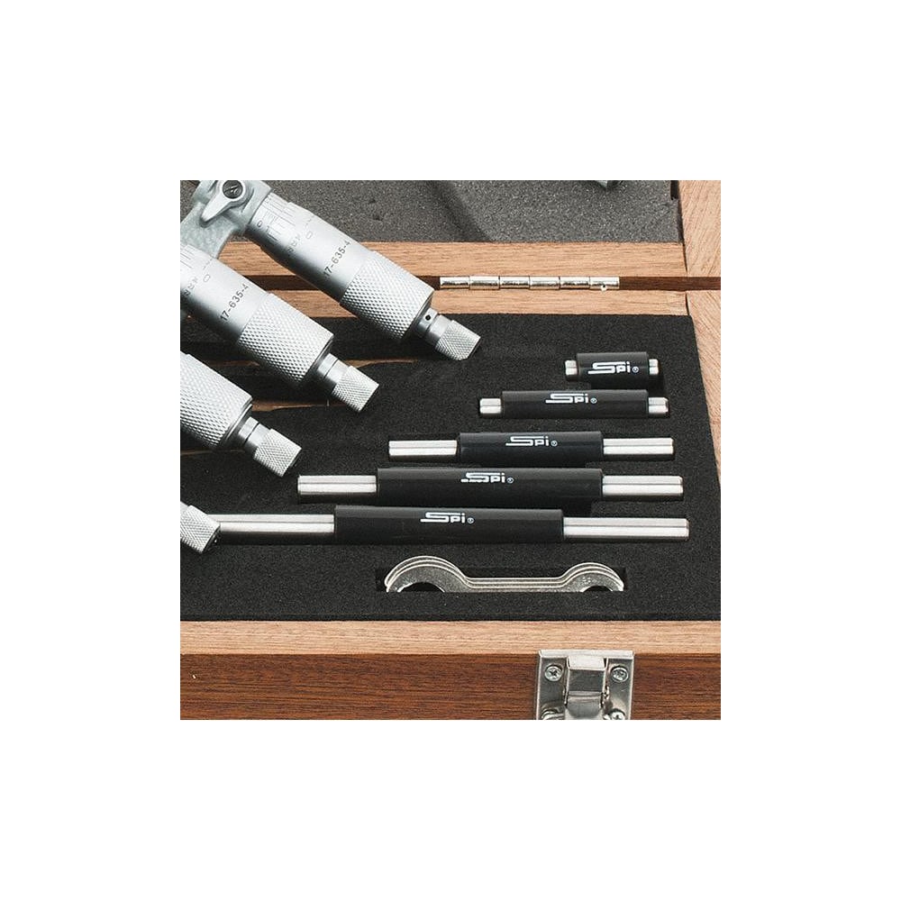 HHIP 4200-0167 6 Piece C-Type Micrometer Set 6-12.0001 Graduation