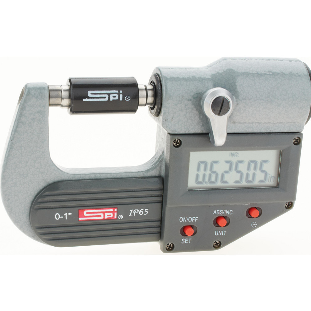 SPI 0 to 6" Range, 0.001mm Resolution, IP65, 6 Piece Electronic