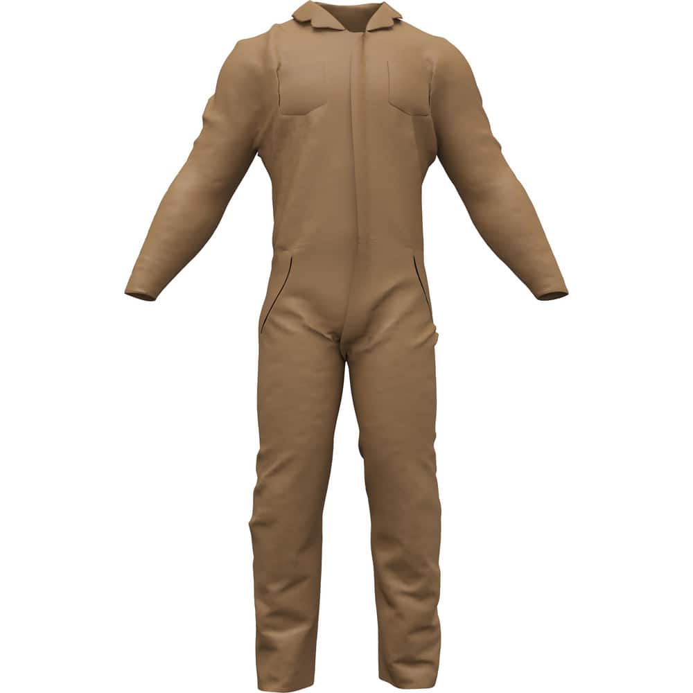  Red Kap Zip-Front Cotton Coverall Red 42-2 Pack
