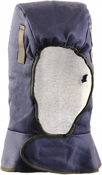 Blue, Winter Liner - Shoulder Length, 2 Layer