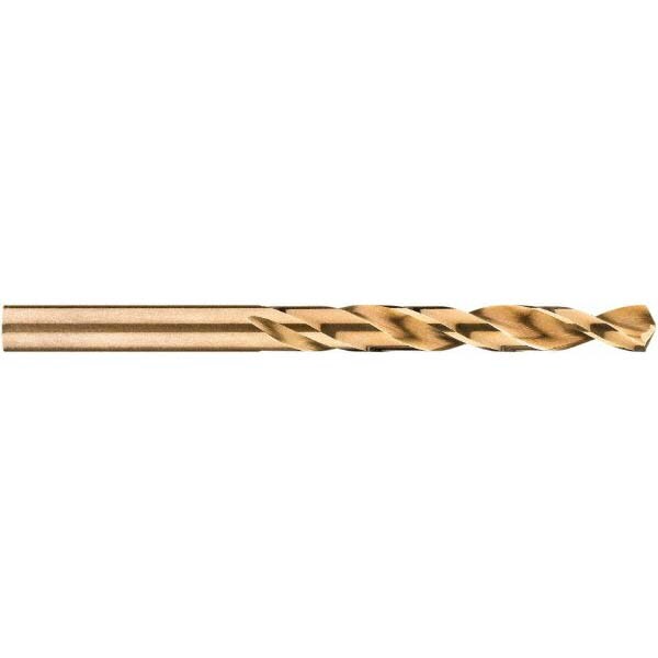 Jobber Length Drill Bit: 0.125" Dia, 135 °, Cobalt