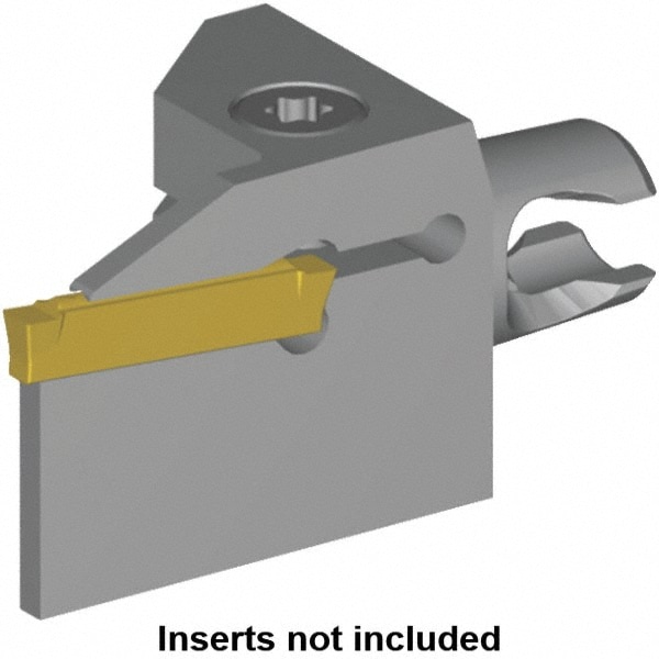 Modular Grooving Head: Left Hand, Cutting Head, System Size KM16, Uses A4S Inserts