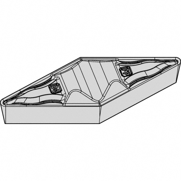 Kennametal - Turning Insert: VPGR331FP KCP10, Solid Carbide