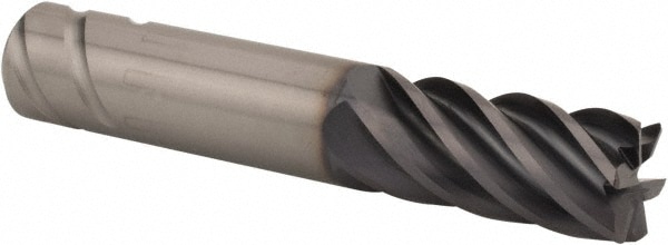 Kennametal 5351832 Corner Radius End Mill: 5/8" Dia, 1-1/4" LOC, 0.03" Radius, 6 Flutes, Solid Carbide Image