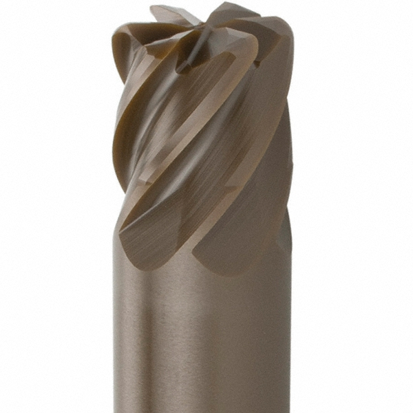 Kennametal 1/2" Diam 6 Flute Ceramic 0.063" Corner Radius End Mill