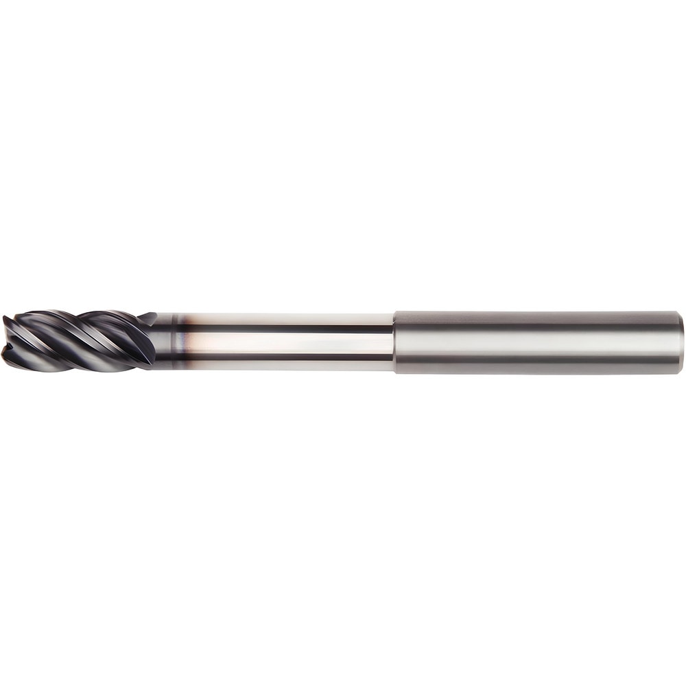 Corner Chamfer End Mill: 16.00 mm Dia, 31.98 mm LOC, 4 Flute, 0.50 mm Chamfer Width, Solid Carbide