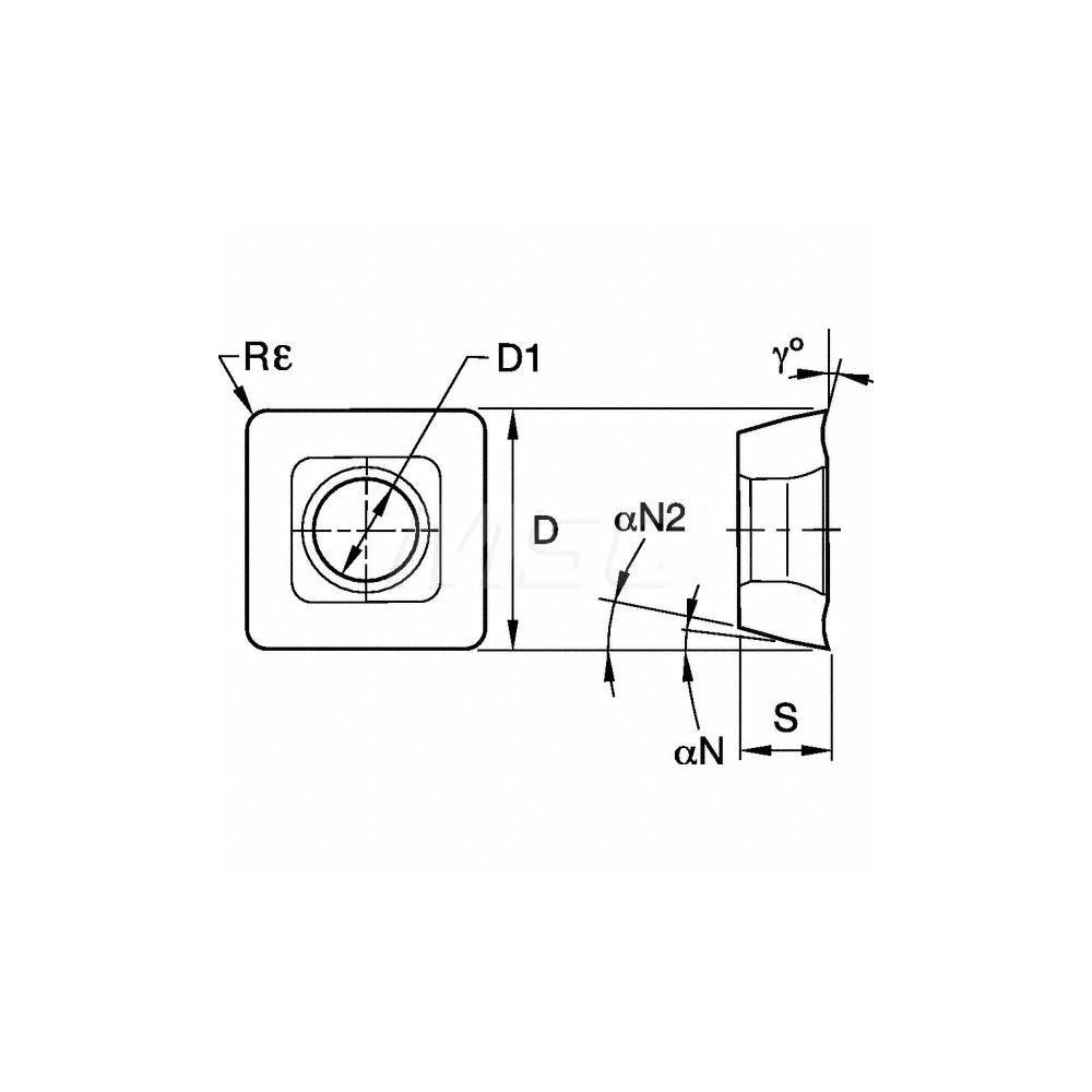 Kennametal - Indexable Drill Insert: SPGX060304RHP KCU40, Carbide | MSC ...