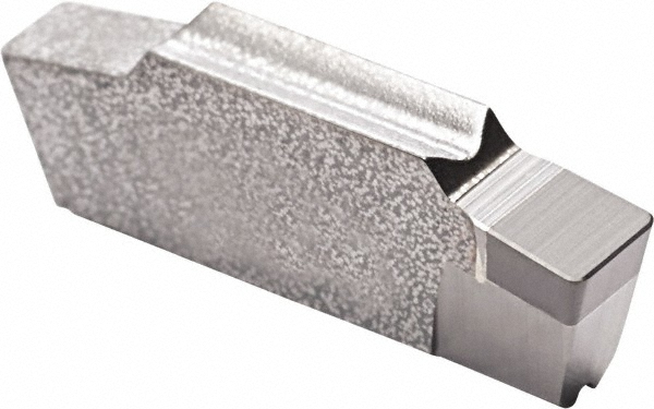 Grooving Insert: LCGN1604040400S00425LF, PCBN - Bright/Uncoated Finish, Neutral, 4.000 mm Cutting Width, 2.50 mm Max Depth, Series Secomax