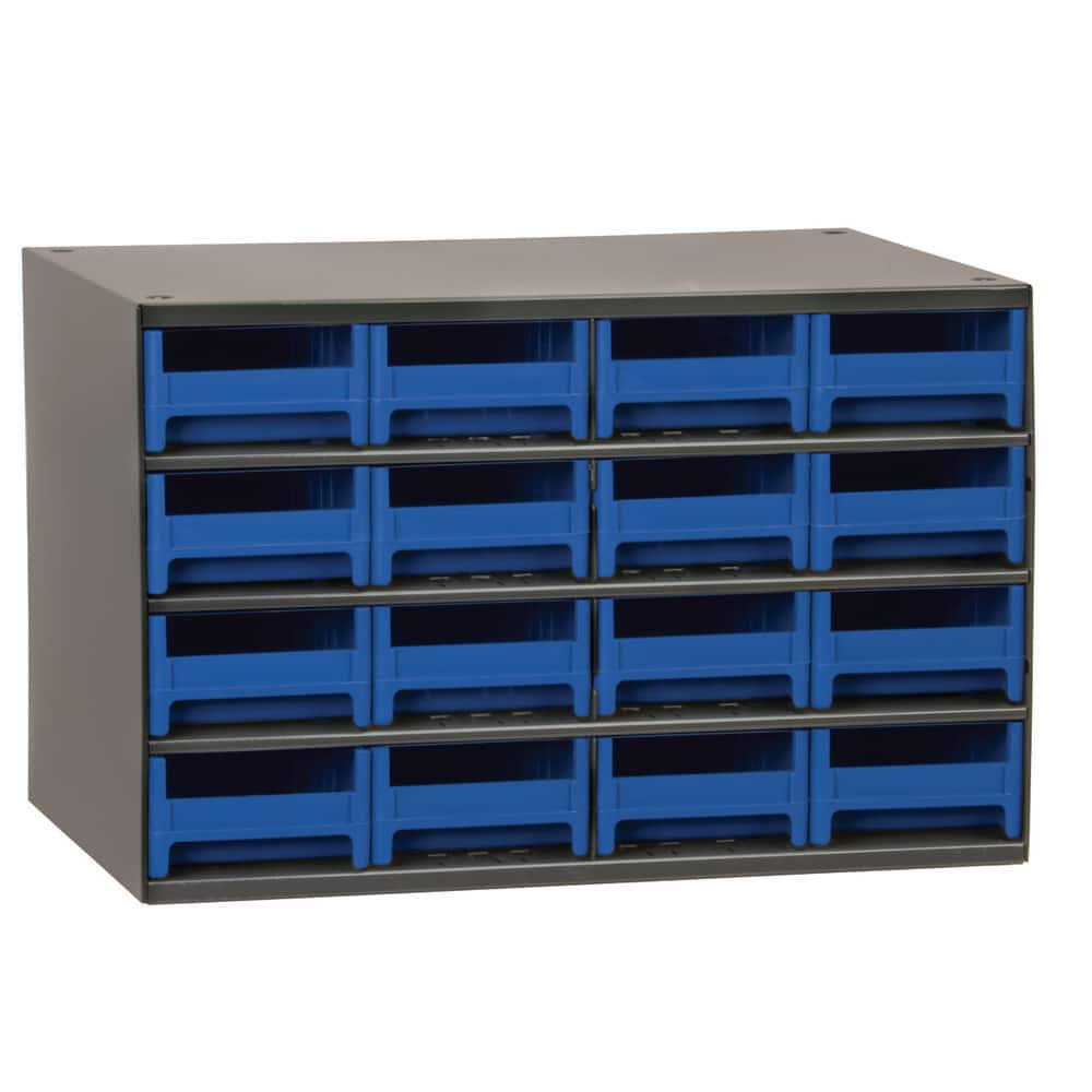 AKRO-MILS 19416BLU 16 Drawer, Small Parts Cabinet 