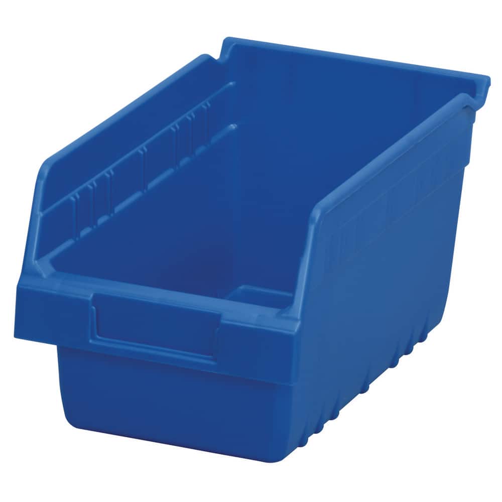 AKRO-MILS 30090blue Plastic Hopper Shelf Bin: Blue 