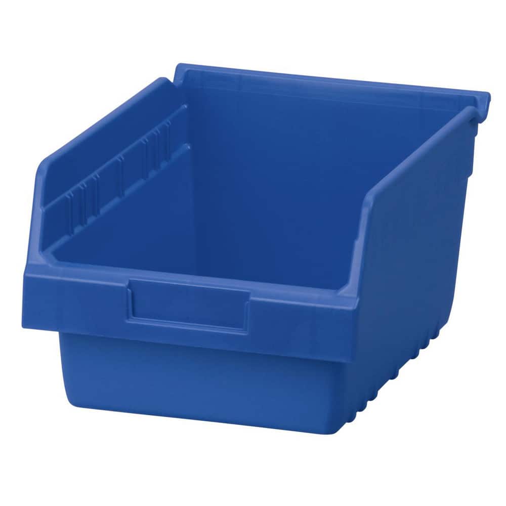 AKRO-MILS 30080blue Plastic Hopper Shelf Bin: Blue 