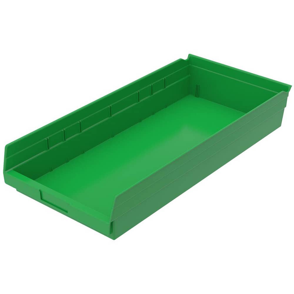 AKRO-MILS 30174green Plastic Hopper Shelf Bin: Green 